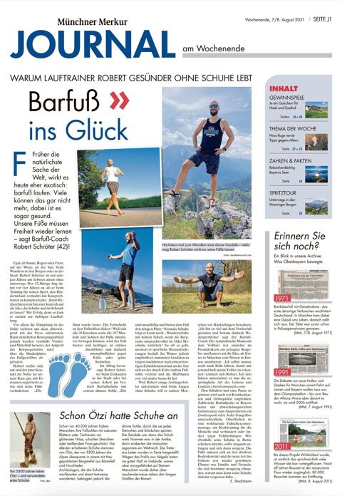 Scan: Münchner Merkur JOURNAL, Seite J1, August 2021