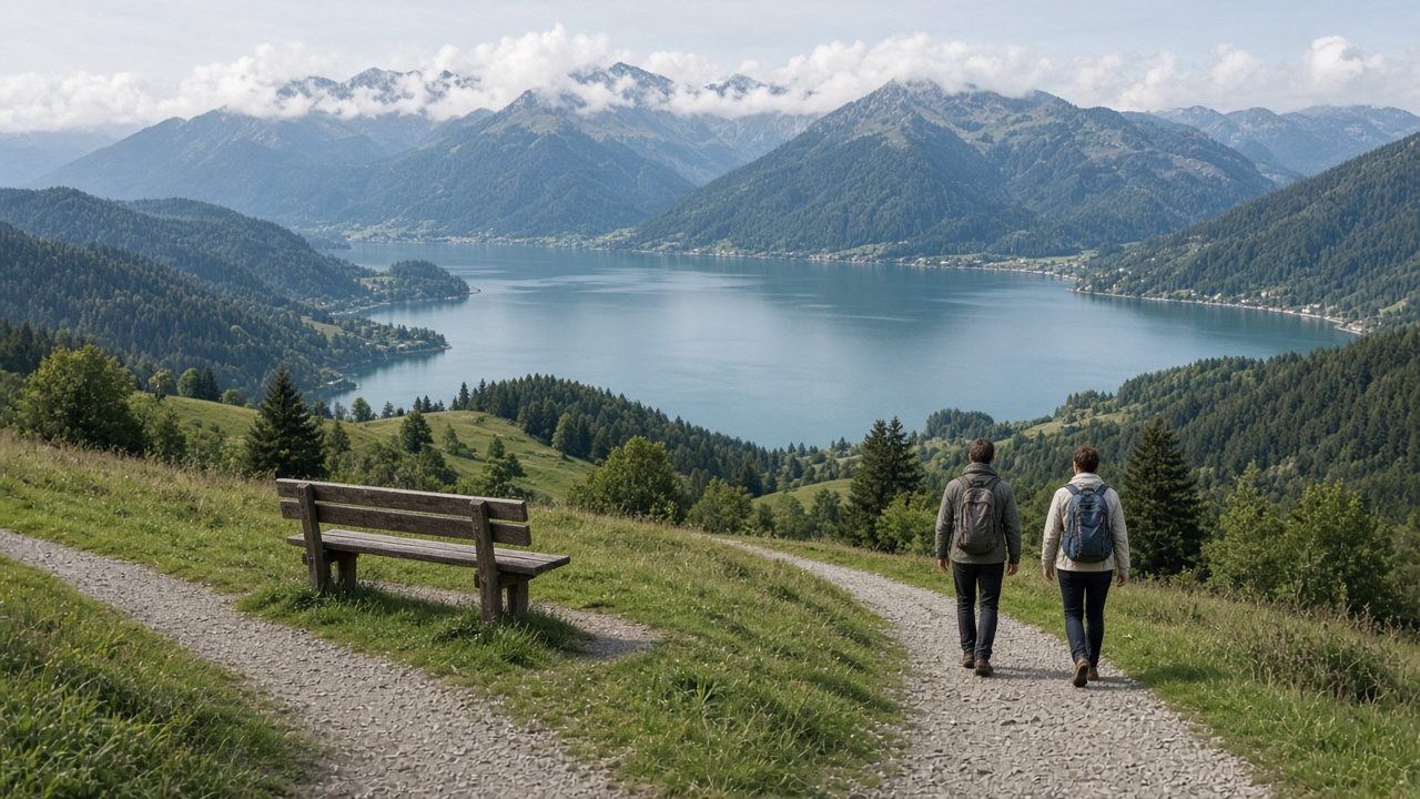 Aussicht auf den Großen Alpsee