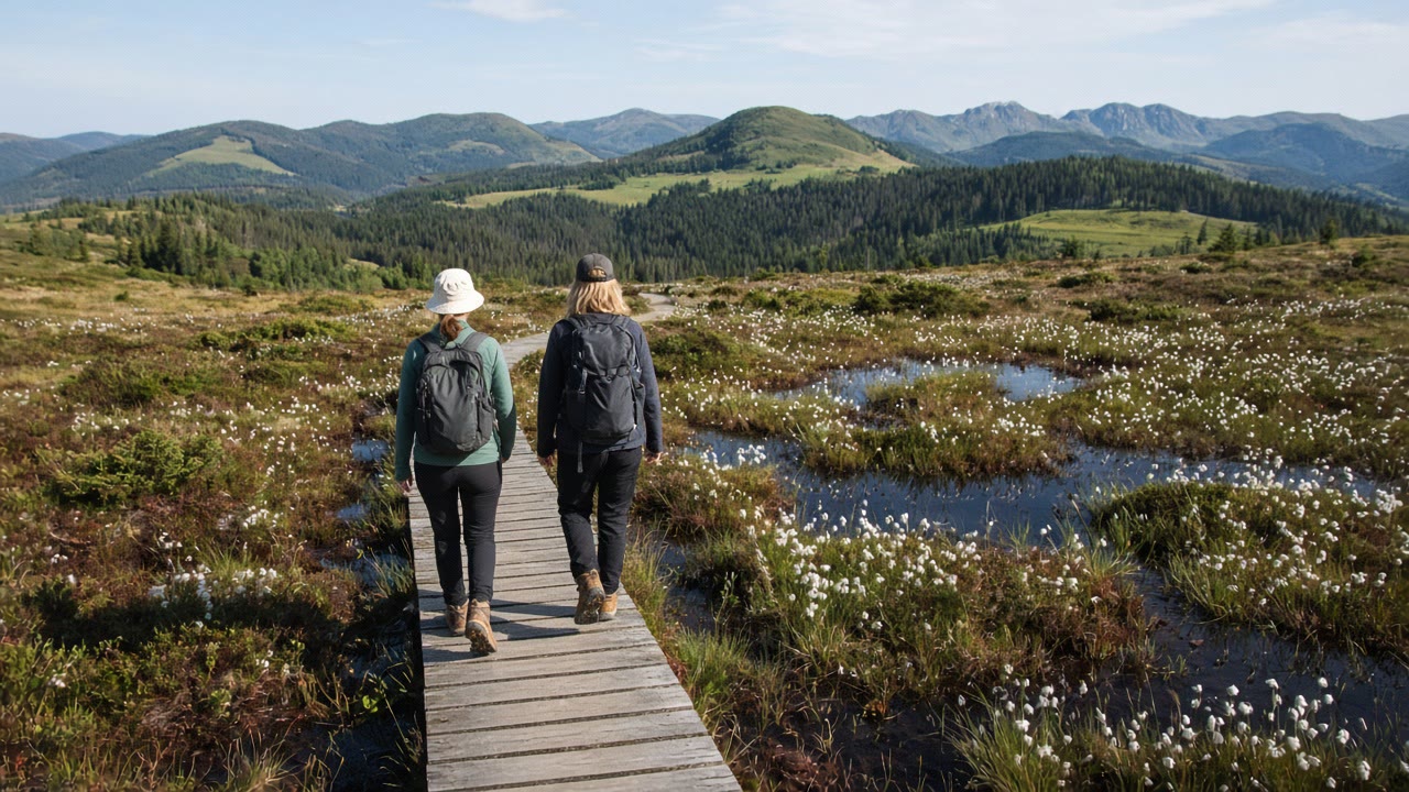 Hochmoor und Alpen bei Steibis