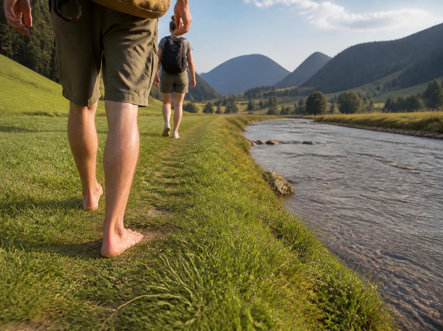 Uferweg entlang der Ostrach